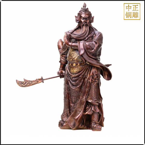 紫銅提刀關公像鑄造.jpg